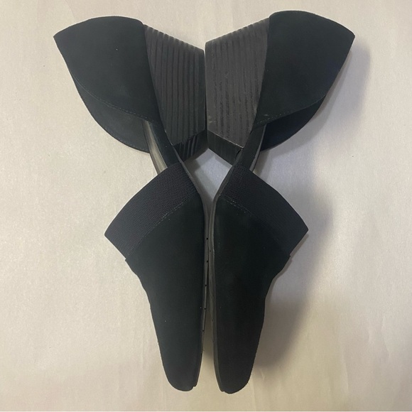 Eileen Fisher Women’s Hilly D'Orsay Wedge Heel Shoes Size 12 Suede Pointed Toe - Picture 8 of 9